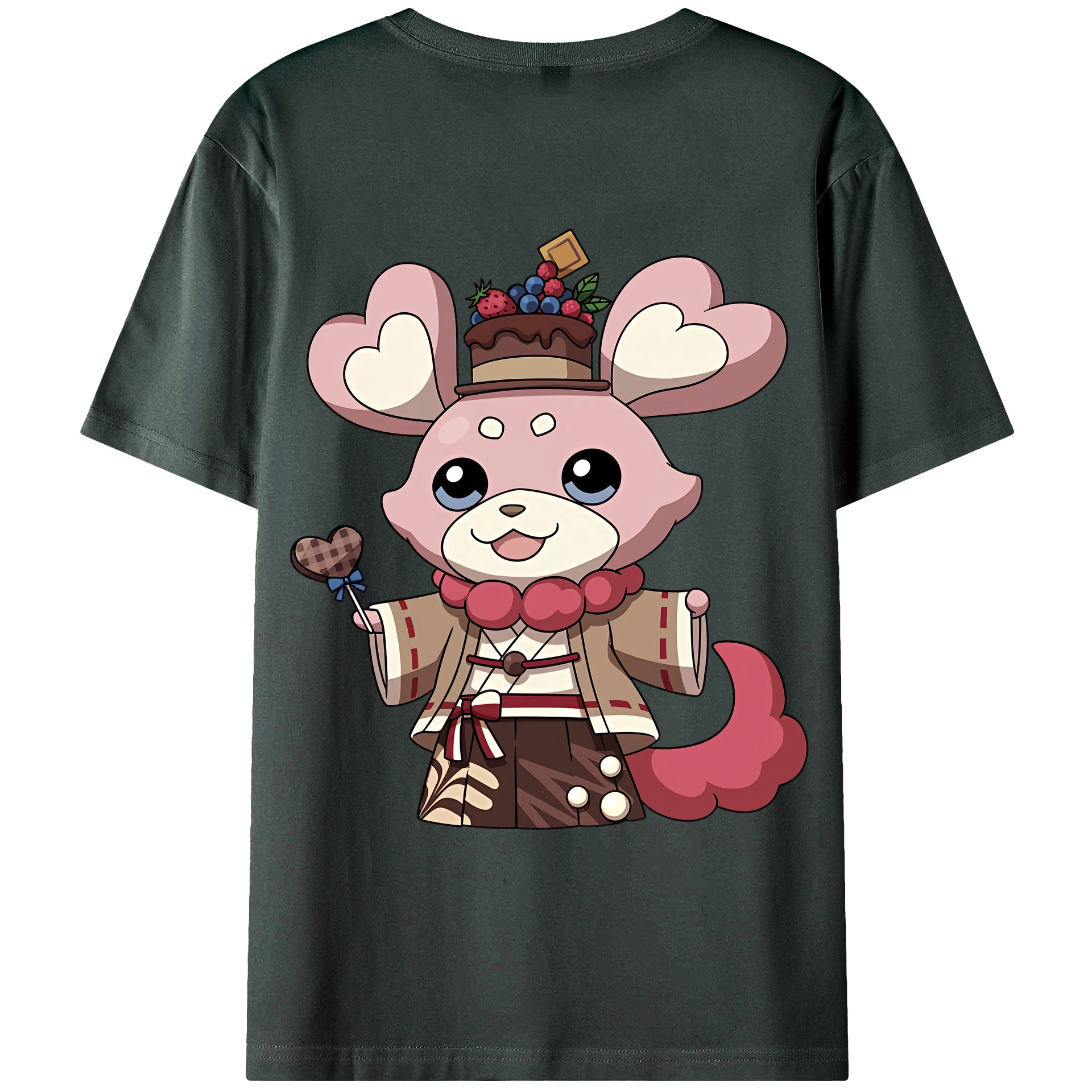 （画像用） 妖怪ウォッチ Yo-kai Watch 綿100％ メンズ半袖Tシャツ（バックプリント） 通気性